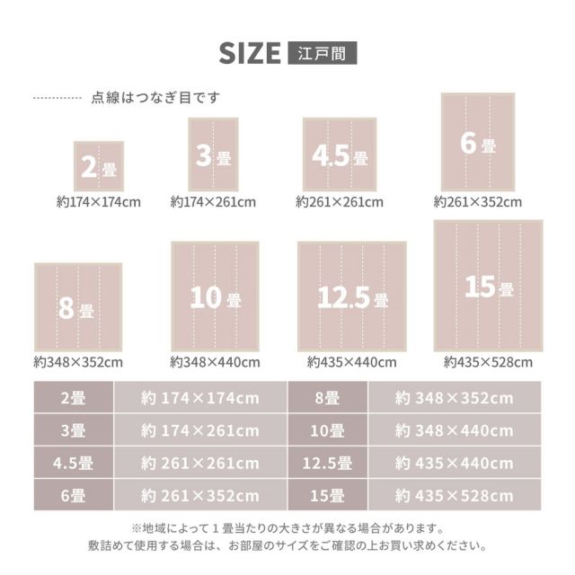 スーパSALE10倍＆4時間限定10％OFF 洗えるい草風カーペット パスラッシュ 江戸間 10畳（348×440）