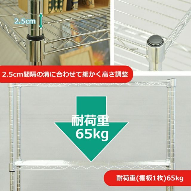 スーパSALE10倍＆4時間限定10％OFF YSRスチールラック 3段 幅90×奥行き45cm