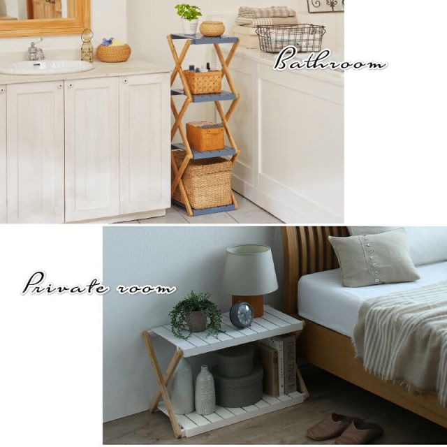 スーパSALE10倍＆4時間限定10％OFF マルチラック オープンラック フリーラック シェルフ ラック 折りたたみ クローゼット キッチン 押入れ キャンプ ガーデニング 本棚 子供部屋 ランドセル コンパクト 家具 ディスプレイ ホワイト ワイド 2段