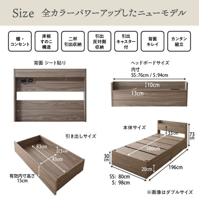 マラソン10倍中 ベッド ショート丈 ショート 収納付き ベッドフレーム ベット コンパクト 小さい 小さめ 180cm かわいい 可愛い グレー 白 ニュアンスカラー おしゃれ 収納 収納ベッド 宮付き ベッドフレームのみ シングル セミシングル ショート丈