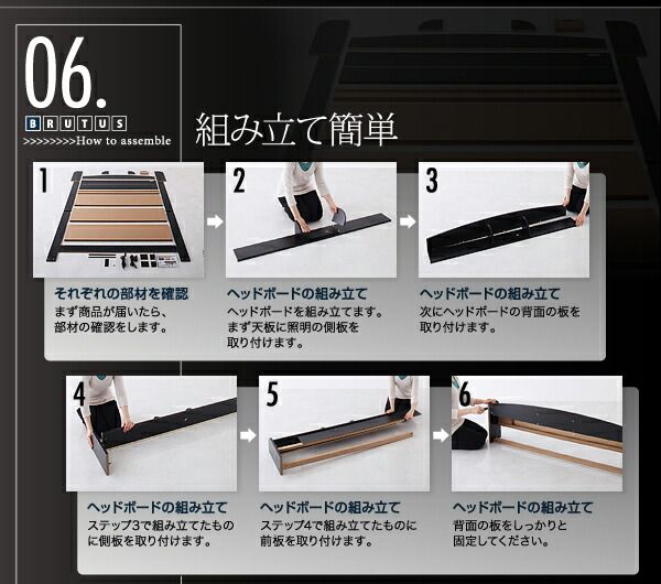 スーパSALE10倍＆4時間限定10％OFF 照明・コンセント付きフロアベッド フレームのみ ダブル 組立設置付