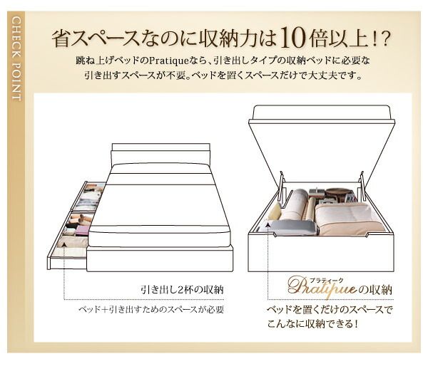 スーパSALE10倍＆4時間限定10％OFF 収納付きベッド シングルベッド セミダブルベッド 収納 収納付き 収納ベッド 大容量 収納ボックス 布団 敷き布団 マルチラススーパースプリング マットレス付き 縦開き シングル 深さグランド 組立設置付