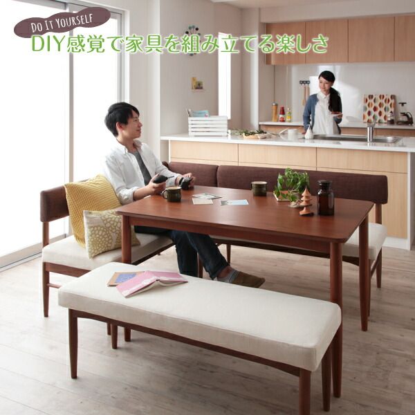 スーパSALE10倍＆4時間限定10％OFF ダイニングセット（テーブル&ソファ） 選べるカバーリング ミックスカラーソファ リビングダイニングセット 3人 3点セット(テーブル+ソファ1脚+アームソファ1脚) W120 組立設置付