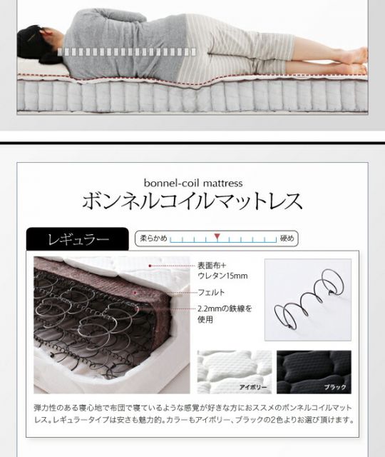 スーパSALE10倍＆4時間限定10％OFF 棚・コンセント・収納付き大型モダンデザインベッド ベッドフレームのみ ワイドK280(D×2) 組立設置付