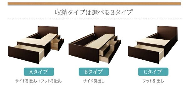 スーパSALE10倍＆4時間限定10％OFF 収納付きベッド シングルベッド セミダブルベッド 収納 収納付き 収納ベッド 大容量 収納ボックス 布団 敷き布団 ベッドフレームのみ B+B ワイドK200 組立設置付