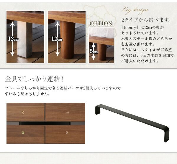 スーパSALE10倍＆4時間限定10％OFF デザインボードベッド マルチラススーパースプリングマットレス付き 木脚タイプ ステージ セミダブル フレーム幅140 組立設置付
