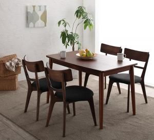 スーパSALE10倍＆4時間限定10％OFF ダイニングセット（テーブル&チェア） モダンデザインダイニング 4人 5点セット(テーブル+チェア4脚) W115 組立設置付