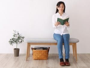 スーパSALE10倍＆4時間限定10％OFF ベンチ 北欧スタイル ダイニング ベンチ単品 ナチュラル 2P 組立設置付