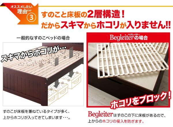 スーパSALE10倍＆4時間限定10％OFF すのこベッド すのこ ベッド シングルベッド ベッドフレーム ベット 収納 収納付き 収納ベッド 跳ね上げ 跳ね上げベッド おしゃれ 縦開き ヘッドレス セミダブル 深さラージ 組立設置付