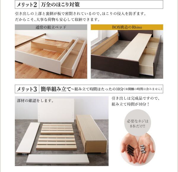 スーパSALE10倍＆4時間限定10％OFF 収納付きベッド シングルベッド セミダブルベッド 収納 収納付き 収納ベッド 大容量 収納ボックス 布団 敷き布団 マルチラススーパースプリングマットレス付き セミダブル 組立設置付