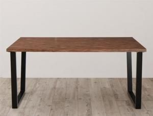 スーパSALE10倍＆4時間限定10％OFF ダイニングテーブル ダイニング 古木風×スチール脚ナチュラルモダンデザインダイニングシリーズ ダイニングテーブル単品 W150 組立設置付