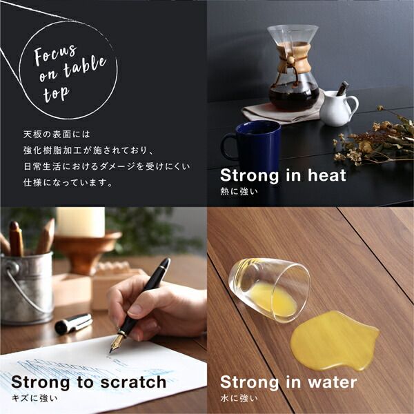 スーパSALE10倍＆4時間限定10％OFF ダイニングテーブル ダイニング カフェ ヴィンテージダイニングシリーズ ダイニングテーブル単品 ブラック×ブラウン W68 組立設置付