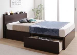 スーパSALE10倍＆4時間限定10％OFF 収納付きベッド シングルベッド セミダブルベッド 収納 収納付き 収納ベッド 大容量 収納ボックス 布団 敷き布団 スタンダードポケットコイルマットレス付き Aタイプ シングル 組立設置付