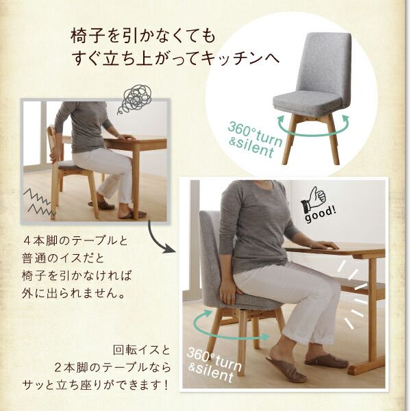 スーパSALE10倍＆4時間限定10％OFF ダイニングテーブル 北欧デザイン2本脚ダイニングテーブルシリーズ ダイニングテーブル単品 W150 組立設置付