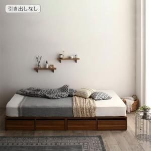 スーパSALE10倍＆4時間限定10％OFF 選べる引出収納付きシンプルデザインローベッド スタンダードボンネルコイルマットレス付き 引き出しなし シングル 組立設置付