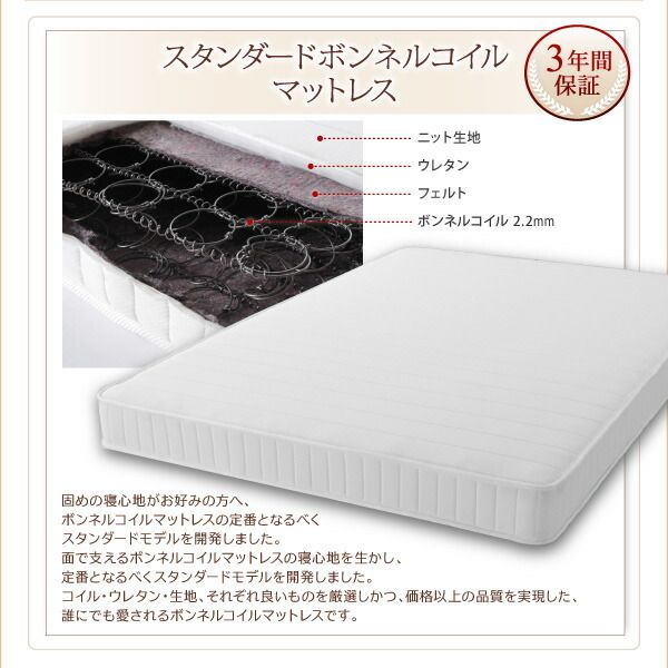 スーパSALE10倍＆4時間限定10％OFF すのこ構造 脚付きマットレス ボトムファミリーベッド スタンダードボンネルコイルマットレス付き ワイドK240(SD×2) 組立設置付