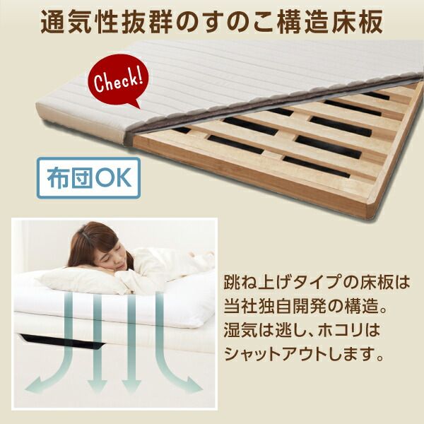 スーパSALE10倍＆4時間限定10％OFF 収納付きベッド シングルベッド セミダブルベッド 収納 収納付き 収納ベッド 大容量 収納ボックス 布団 敷き布団 プレミアムボンネルコイルマットレス付き チェスト収納 セミダブル 組立設置付