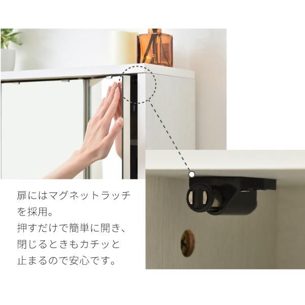 スーパSALE10倍＆4時間限定10％OFF 卓上ドレッサー 三面鏡 幅60 奥行22 高さ58 卓上三面鏡 ドレッサー 鏡のみ 収納付き 木製 大型 可動棚 コンセント付き メイク収納 ミラー 上だけ MI ベッドフレーム