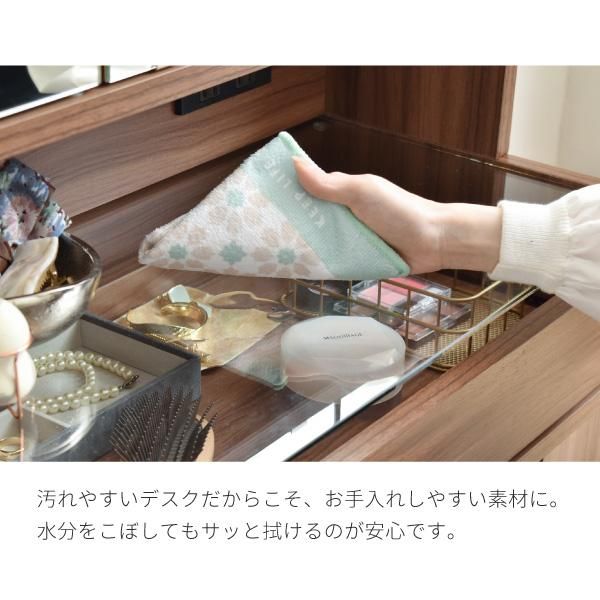 スーパSALE10倍＆4時間限定10％OFF ガラスデスク 幅60 奥行35.5 高さ39.5 ガラス天板 ガラステーブル 引き出し ロータイプ ローデスク ローテーブル ドレッサー 兼 デスク 本棚付き MI デスク 文机
