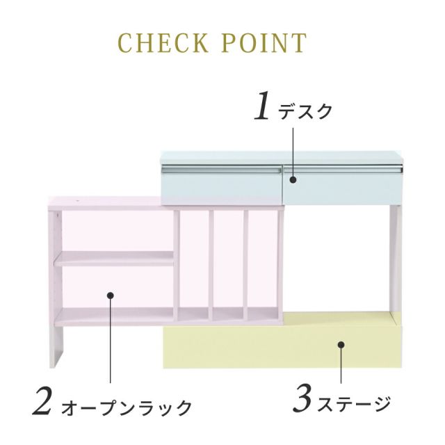 3%OFFクーポン有  オープンラック 白 カウンター下収納 スリム マルチデスク 伸縮 オープンラック 白 薄型 間仕切り 鏡面 カウンター キッチン リビング ロボット掃除機 収納台