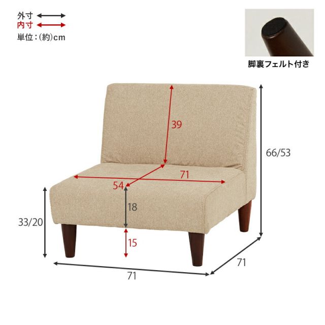 スーパSALE10倍＆4時間限定10％OFF フラット1人掛け1Pソファ