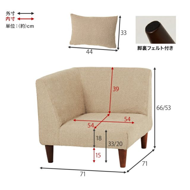 スーパSALE10倍＆4時間限定10％OFF コーナーソファ フラットCNシリーズ