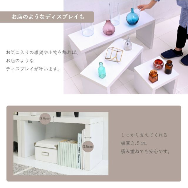 3%OFFクーポン有  ネストテーブル 北欧 コの字 テーブル コの字 什器 リビングテーブル おしゃれ センターテーブル 一人暮らし シェルフ ロータイプ テレビ台 組み合わせ