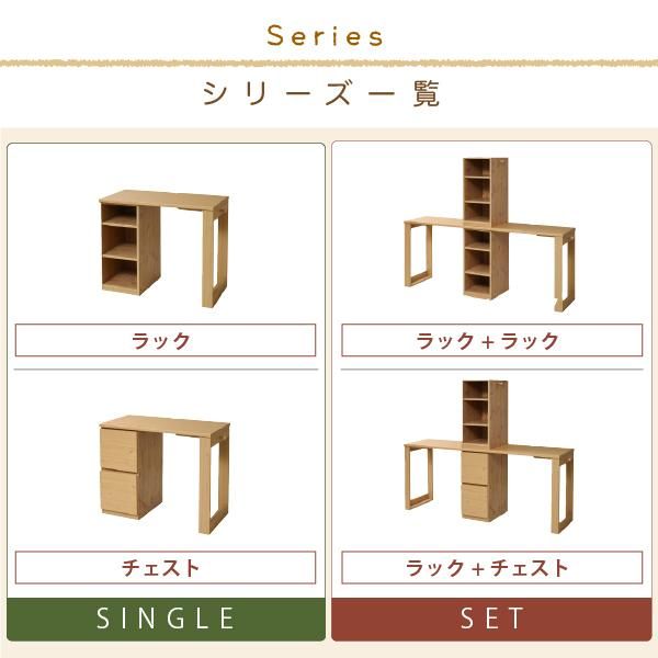 スーパSALE10倍＆4時間限定10％OFF 育てる デスク コンパクト デスク ラック セット 買い足し 可能 机 収納 ラック 付き 大人の勉強机 書斎机 リビングデスク 木製 省スペース パソコン MI