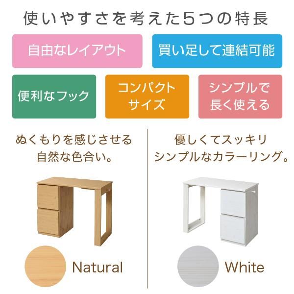 スーパSALE10倍＆4時間限定10％OFF 育てる デスク コンパクト デスク チェスト セット 買い足し 可能 机 収納 キャビネット 付き 大人の勉強机 書斎机 リビングデスク 木製 省スペース 幅90 MI