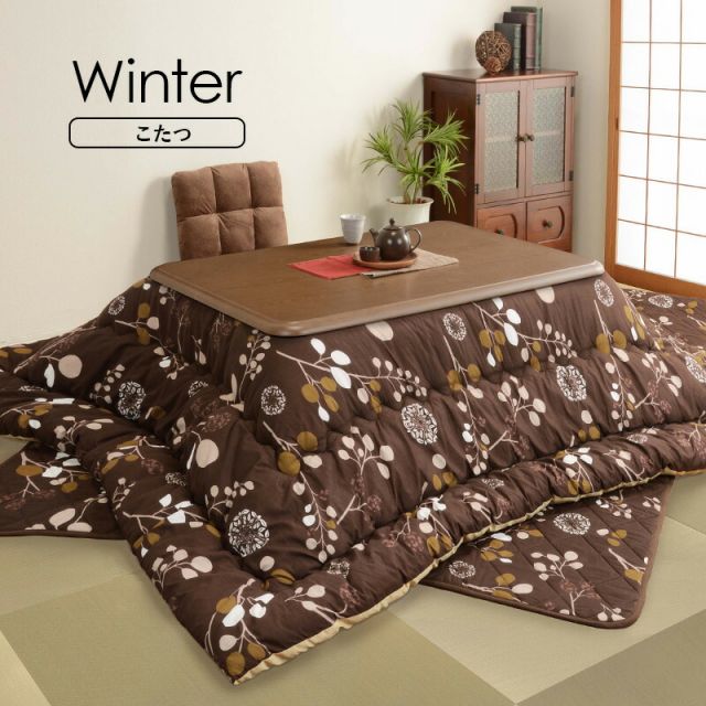 スーパSALE10倍＆4時間限定10％OFF 木目調リビングこたつテーブル 長方形 105cm　（こたつ おしゃれ 2人 二 人 1人 一人 コタツ 家具調こたつ ローテーブル 木製）