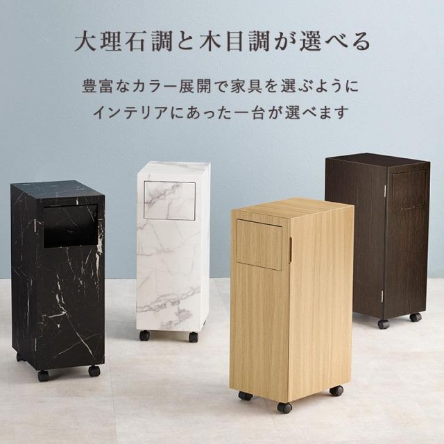 スーパSALE10倍＆4時間限定10％OFF MUD-6952 キャスター付き 15L（ペール付き） MI ゴミ箱 ダストボックス