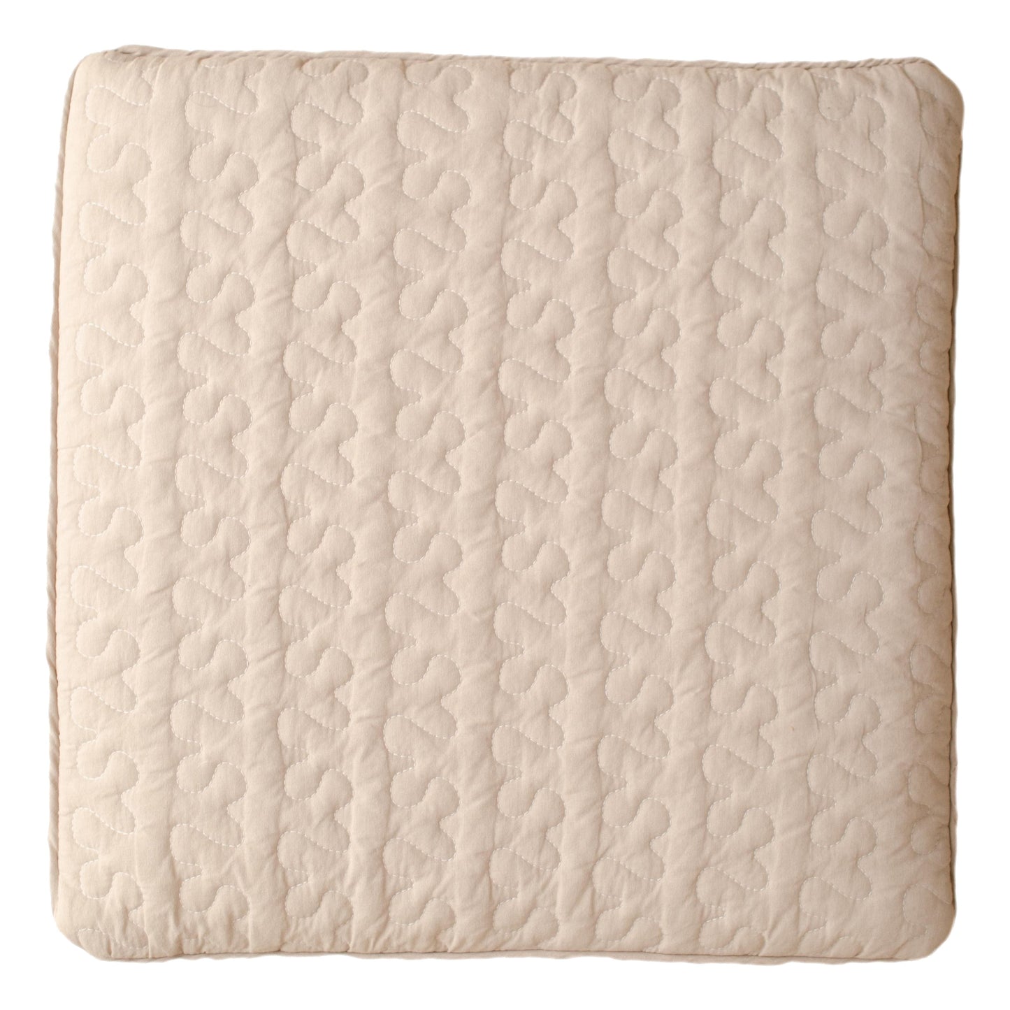 綿100％生地　イブル　チェアパッド　チェアカバー　チェアクッション　円形直径35cm／正方形40cm角