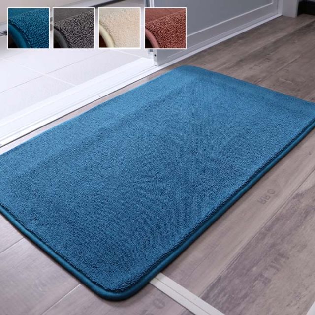 バスマット 速乾 吸水性抜群 タオル地風 さらっと 約40×60cm