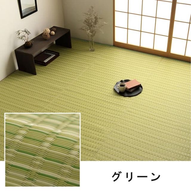 洗える カーペット ダイニング ラグ 敷詰 丈夫 日本製 国産 除菌スプレー対応 ござ アウトドア ペット 団地間3畳（約170×255cm）