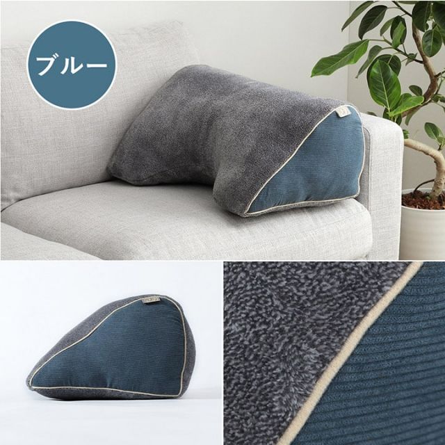 スーパSALE10倍＆4時間限定10％OFF クッション リビング 寄りかかり あったか コーデュロイ風 スマホ リラックス 約60×40×25cm