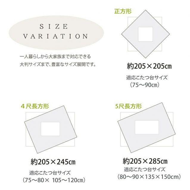 スーパSALE10倍＆4時間限定10％OFF チェック柄 こたつ布団 長方形大 掛け単品 『チェッカー』 約205×285cm