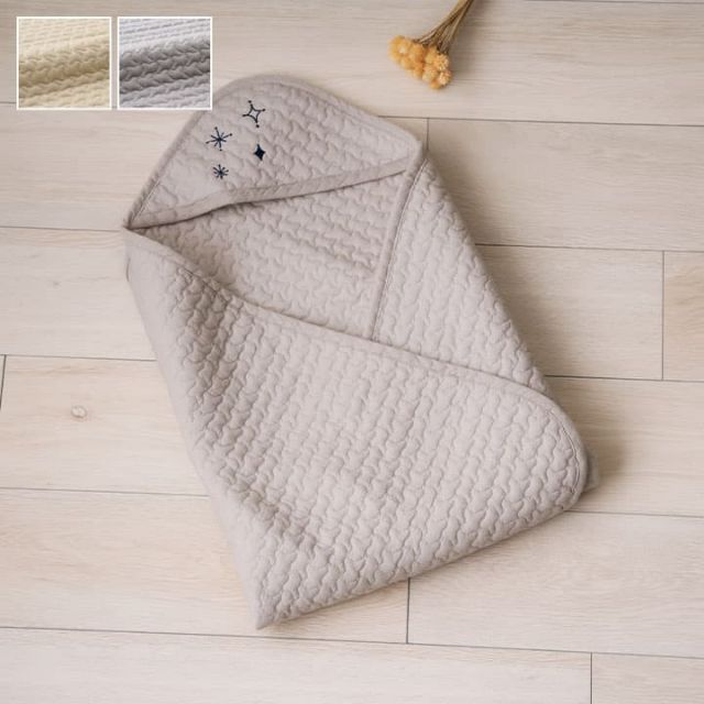 寝具 ベビー 赤ちゃん 子供 おくるみ 綿 100％ 洗える ギフト イブル 約85×85cm