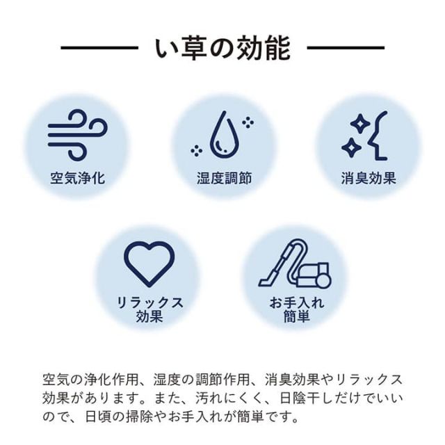 ラグ 正方形 い草 日本製 国産 自然素材 滑り止め加工 ナチュラル 市松柄 オールシーズン 消臭 シンプル 約2畳 約191×191cm ホットカーペット対応 床暖房対応