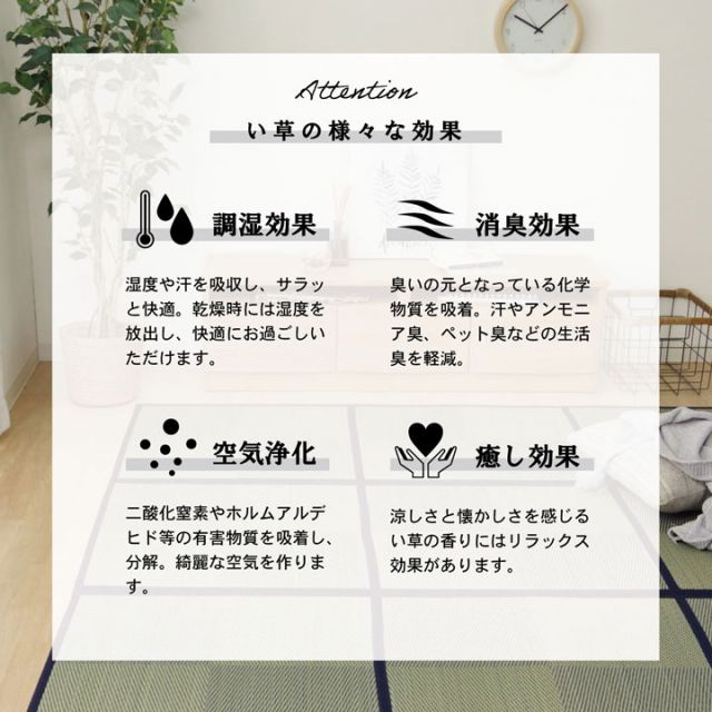 ラグ 長方形 夏用 い草 ブロック 格子柄 市松 チェック 置き畳風 180×240cm