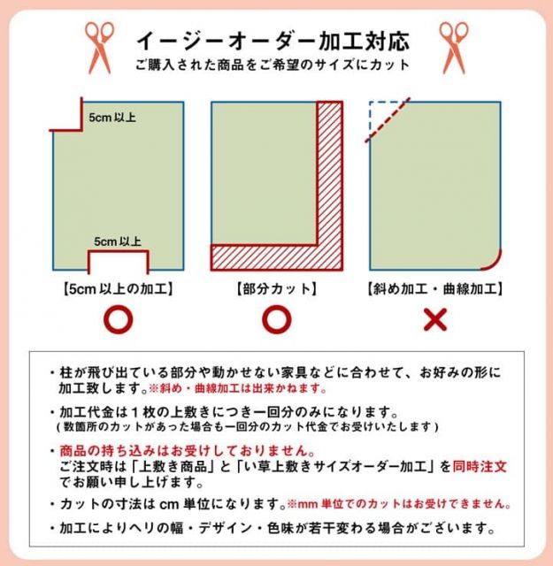 い草 上敷き カーペット 制菌 抗菌防臭 消臭 小林製薬KOBA-GUARD  江戸間6畳(約261×352cm）