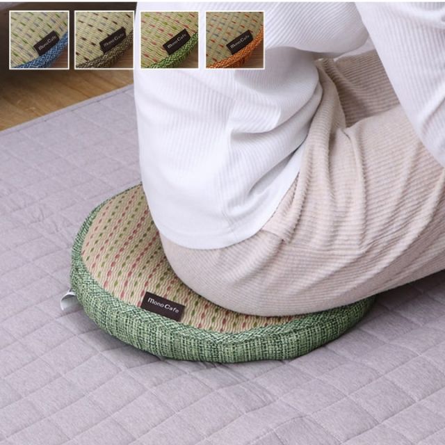 スーパSALE10倍＆4時間限定10％OFF クッション 円座 低反発 い草 抗菌防臭 消臭 シンプル 小林製薬コバガード使用 約40丸
