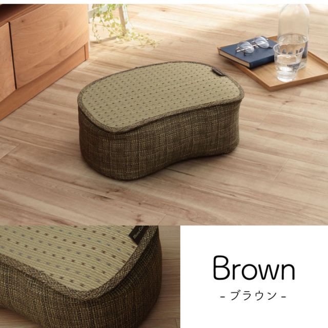 クッション くつろぎ リラックス スマホ い草 抗菌防臭 消臭 シンプル 小林製薬コバガード使用 約30×40×15cm