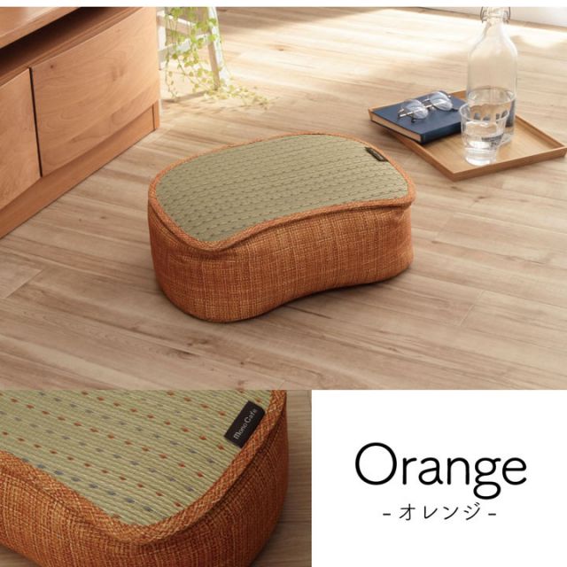 クッション くつろぎ リラックス スマホ い草 抗菌防臭 消臭 シンプル 小林製薬コバガード使用 約30×40×15cm
