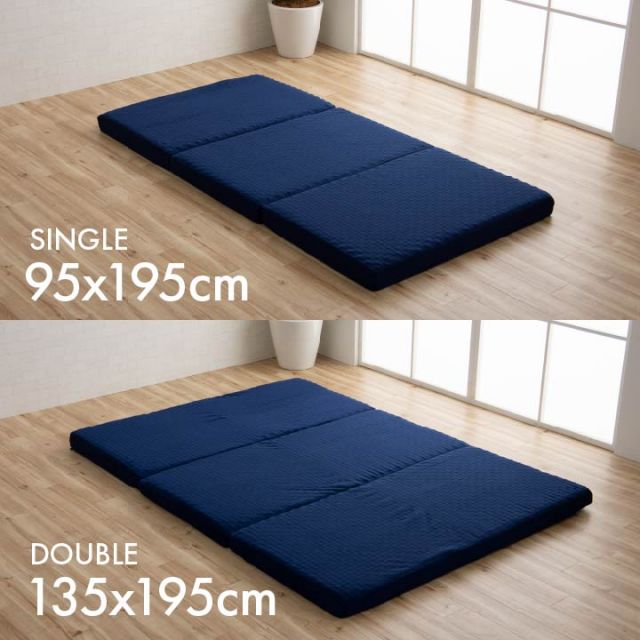 スーパSALE10倍＆4時間限定10％OFF 寝具 高反発マットレス 消臭 通気性 洗えるカバー付き 収納便利 ボリューム 耐圧分散 シングル 約95×195×10cm