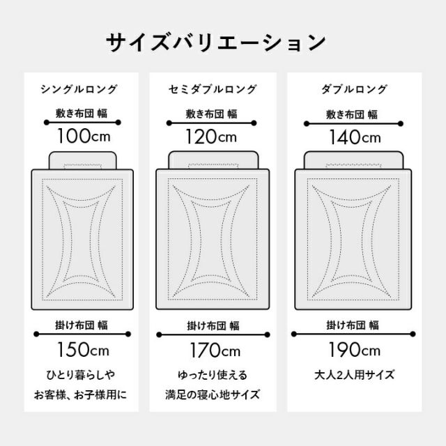 スーパSALE10倍＆4時間限定10％OFF 寝具 洗える 清潔 組布団 東レft綿 日本製 シングルロング 掛け約150×210cm 敷き100×210cm イリス マルチブルー