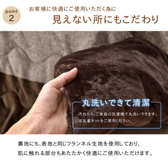 スーパSALE10倍＆4時間限定10％OFF こたつ布団 正方形 掛け単品 洗える  『グラデーション』 約190×190cm