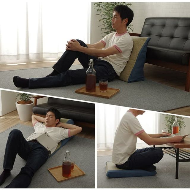 い草 くつろぐ ソファにおすすめ クッション 枕 ソファクッション さらさら シンプル 消臭 約20×50×45cm