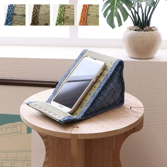 スマホ用 スタンド い草 抗菌防臭 シンプル 小林製薬コバガード使用 約12×20×11cm