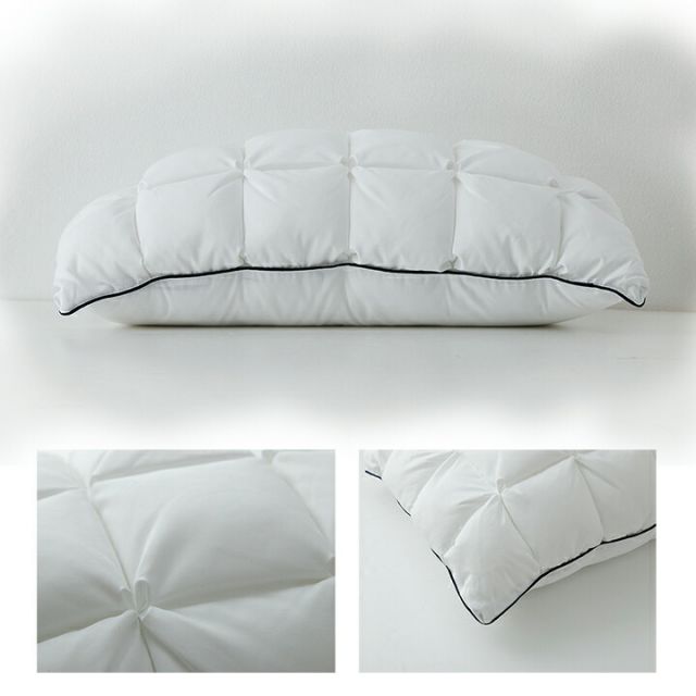 枕 カバー付き ふわふわ 肌触り 肌に優しい 安眠 高級 雲枕  おすすめ 洗える 清潔感 約43×63cm