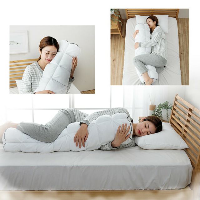 抱き枕 カバー付き ふわふわ 肌触り 肌に優しい 安眠 高級 雲抱き枕  おすすめ 約25R×110cm